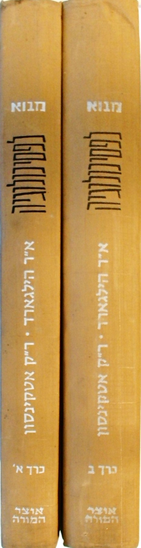 מבוא לפסיכולוגיה א + ב  (שני כרכים)